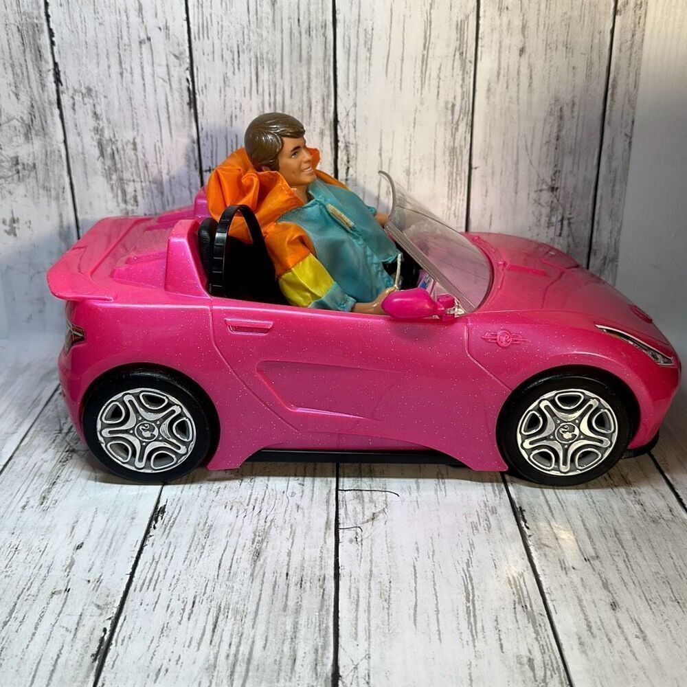 Barbie Glam Pink Convertible DVX59 Barbie Driver Side Mirror MISSING Ken‎ 1968